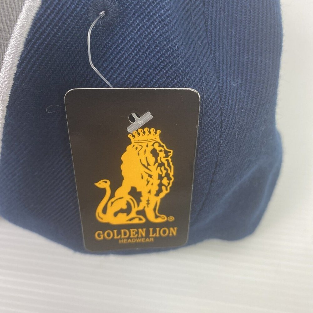 BNWT Golden Lion Los Angeles Cap Hat One Size Navy White Grey Embroidered - New - Picture 8 of 8